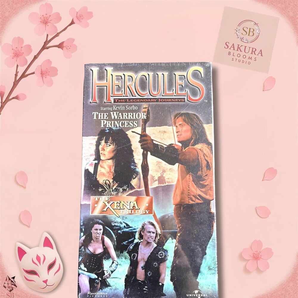 Universal Hercules Warrior Princess VHS 1995 Sealed Collectible